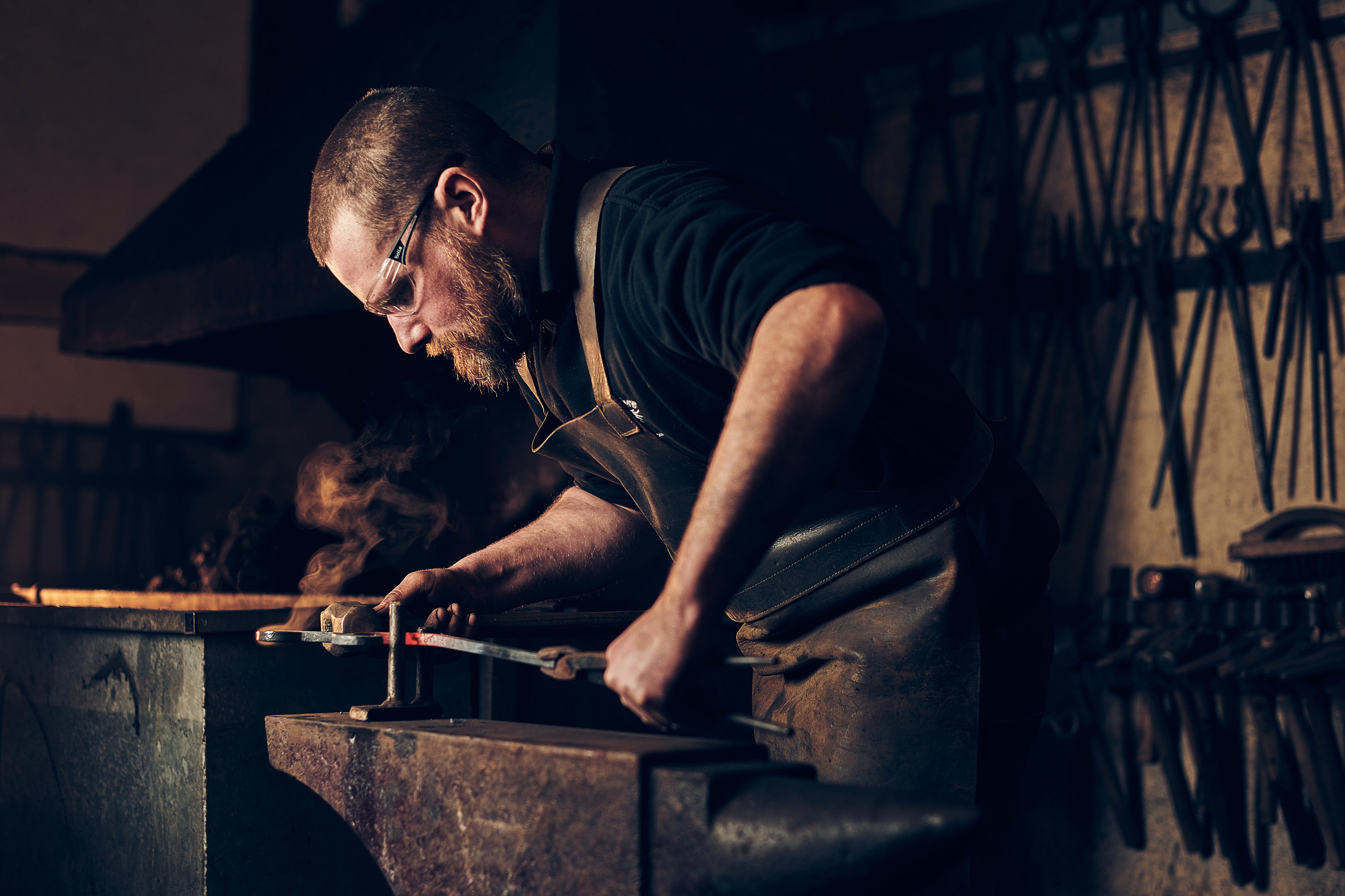 William Holland blacksmith by Aled Llywelyn